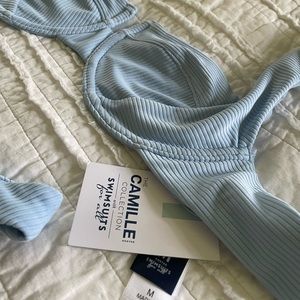 SWIMSUITS FOR ALL - The Camille Collection Bathing Suit in Camille Blue